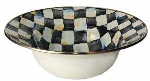 Mackenzie Childs Courtly Check Serving Bowl