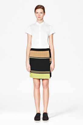 French Connection Madge Knit Pleated Skirt