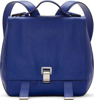 Proenza Schouler Cobalt Blue Leather Small Backpack