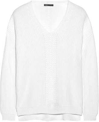 Vince Ribbed-knit cotton sweater