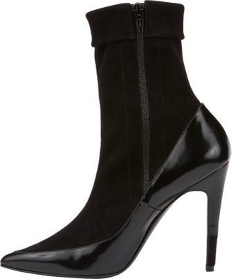 Pierre Hardy Pointed Toe Ankle Boot-Black