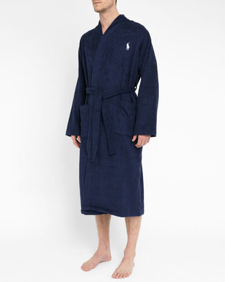 Polo Ralph Lauren Navy Blue Kimono Bathrobe