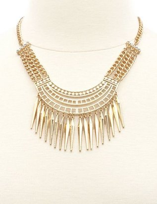 Charlotte Russe Spiky Fringe Collar Necklace