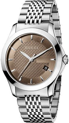 Gucci YA126406 G-Timeless Collection stainless steel watch
