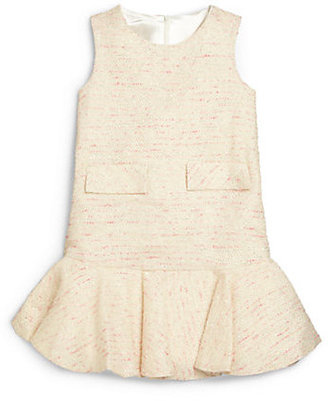 Helena and Harry Toddler Girl's Tweed Drop-Waist Dress