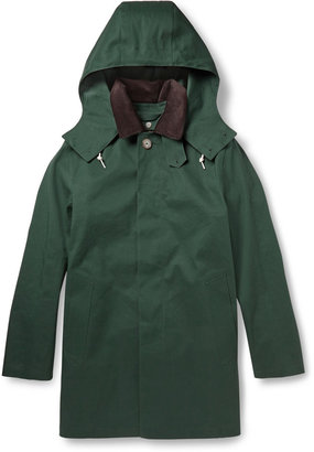 Dunoon Mackintosh Handmade Bonded-Cotton Hooded Rain Coat