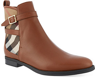 Burberry Richardson leather ankle boots
