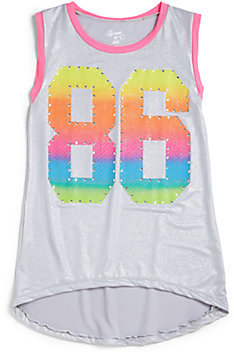 Flowers by Zoe Girl's Sparkly "86" Tank Top