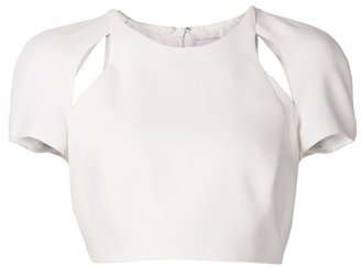 J. Mendel cut out detail cropped top