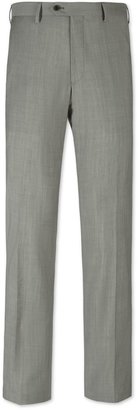 Charles Tyrwhitt Silver wool mohair slim fit summer suit trousers