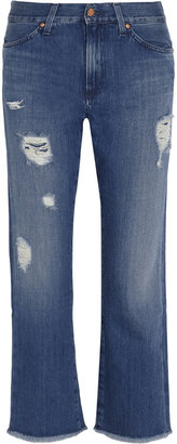 MiH Jeans The Jane distressed mid-rise slim boyfriend jeans