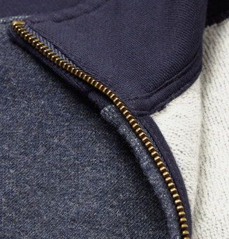 J.Crew Loopback Cotton-Jersey Zipped Sweatshirt