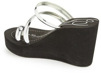 Fergie 'Enid' Platform Wedge Sandal (Women)