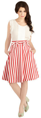 Fantex Apparel Corporation Partake in Peppermint Skirt in Stripes