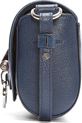 Givenchy Navy Leather Small Sugar Obsedia Shoulder Bag