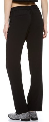 Alexander Wang T by Crepe Lightweight Track Pants