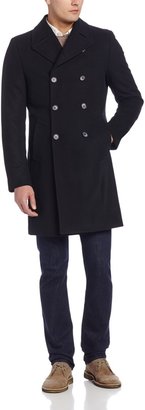 Kenneth Cole New York Men's Egan 39 Inch Double Breasted 8-Button Coat