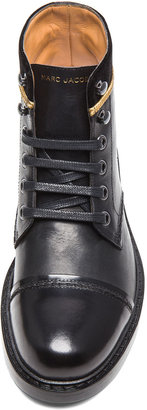 Marc Jacobs Lace Up Leather Boots