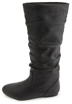 Charlotte Russe Slouchy Flat Knee-High Boots