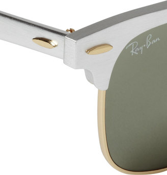 Ray-Ban Clubmaster Acetate and Metal Sunglasses