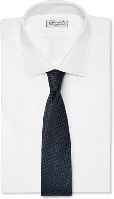 Penrose Embroidered Woven-Silk Tie