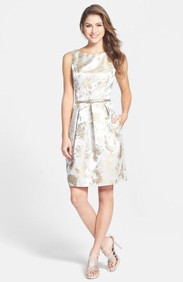 Eliza J Print Jacquard Dress