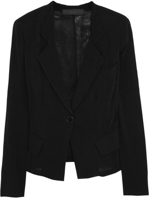 Donna Karan Stretch-jersey crepe blazer