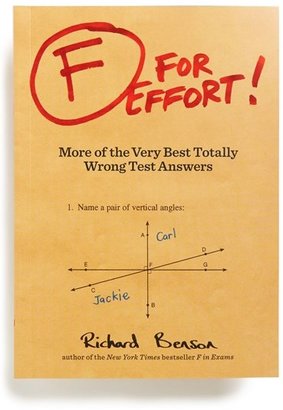 Chronicle Books 'F for Effort' Book