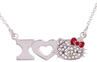 Hello Kitty I Heart Station Pendant Necklace