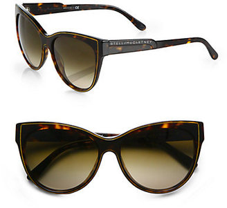 Stella McCartney Oversized Acetate Cat's-Eye Sunglasses
