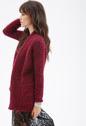 Forever 21 Fuzzy Chunky Knit Cardigan