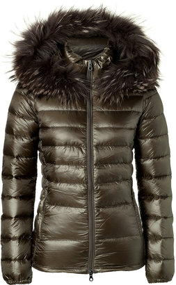 Duvetica Nefele Down Jacket with Fur-Trimmed Hood