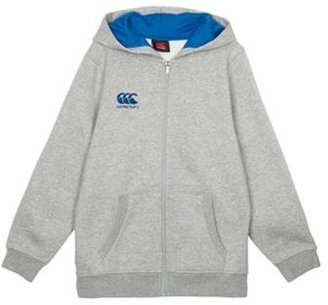 Canterbury of New Zealand Boy's grey zip through hoodie