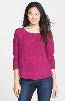 Caslon Textured Knit Sweatshirt