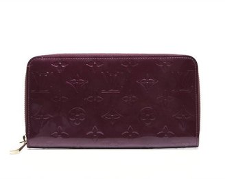 Louis Vuitton Pre-Owned Rouge Fauviste Monogram Vernis Zippy Wallet