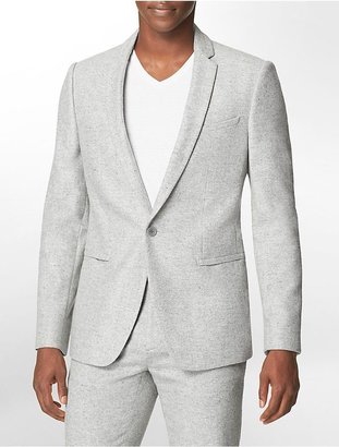 Calvin Klein Mens Slim Fit Wool Suit Jacket