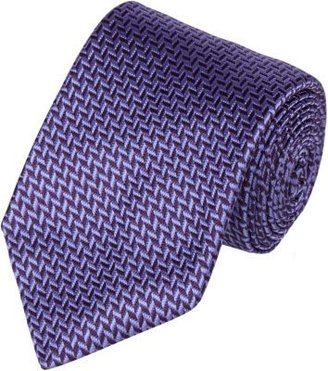 Barneys New York Silk Herringbone Neck Tie