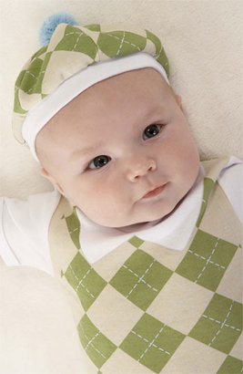 Baby Aspen 'Sweet Tea' Bodysuit, Booties & Hat Set (Baby Boys)