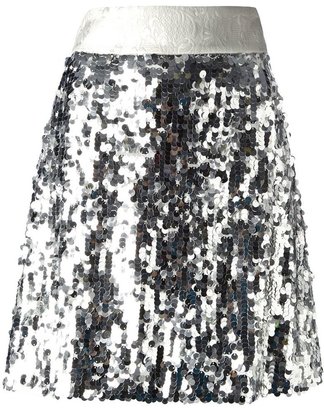 Dolce & Gabbana sequin embellished skirt
