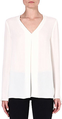Theory Trent silk blouse