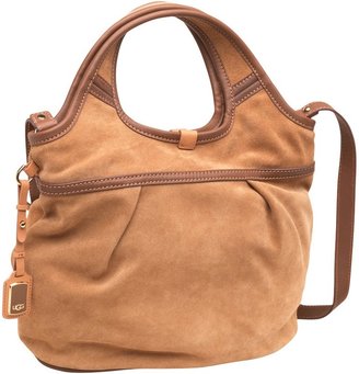 UGG Womens Suede Convertible Tote Bag Chestnut