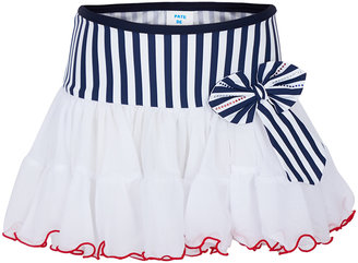 Pate De Sable Stripe Frivole Tiered Skirt