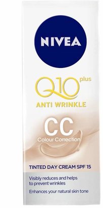 NIVEA Q10 CC Anti-Wrinkle Cream, Tinted Moisturiser, 50ml