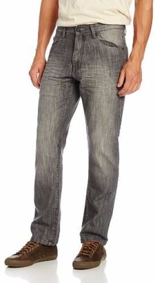 Southpole Men's 6181 Regular Straight-Fit Shiny Streaky Jean