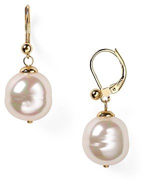 Majorica Baroque Simulated Pearl Drop Earrings