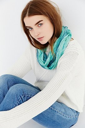 Urban Outfitters Dip-Dye Nubby Eternity Scarf
