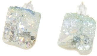Noémiah Aquamarine Quartz Cube Earrings