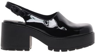 Vagabond Dioon Patent Leather Slingback Heeled Shoes