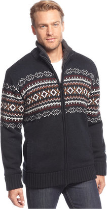 Tricots St. Raphael Fair Isle Faux-Shearling-Lined Sweater