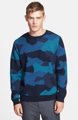 Paul Smith Camo Merino Wool Crewneck Sweater